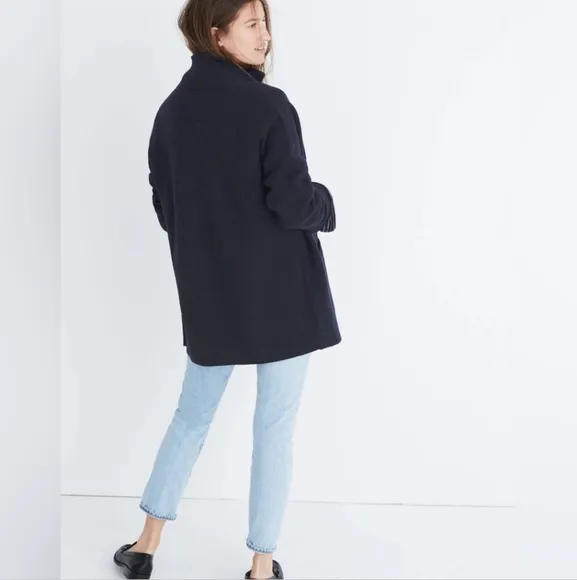 Madewell Blazer Sweater-Jacket Navy