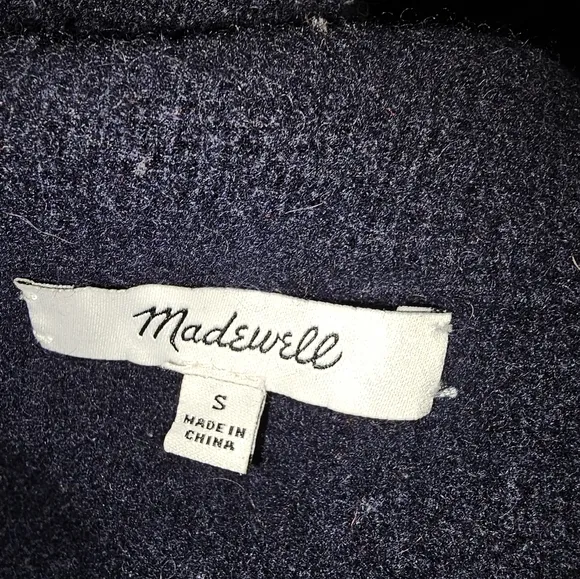Madewell Blazer Sweater-Jacket Navy