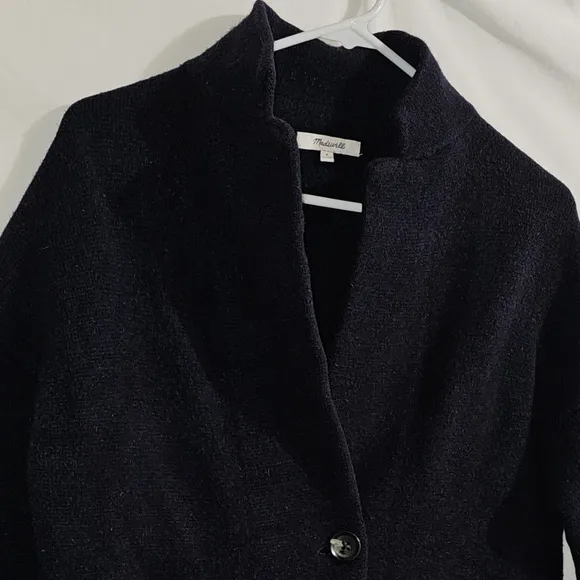 Madewell Blazer Sweater-Jacket Navy