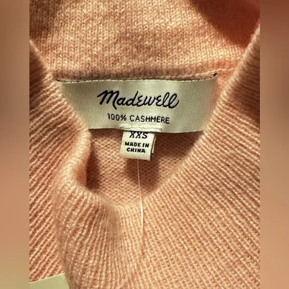 Madewell Cashmere Mockneck Sweater XXS