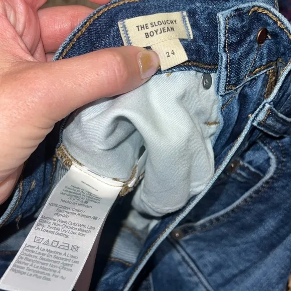 Madewell Slouchy Boy Jean Size 24 NWT