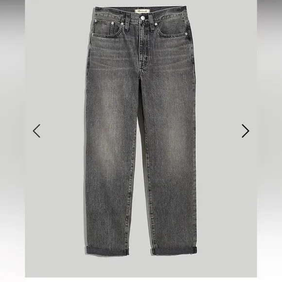 Madewell Slouchy Boygjean in Glennbay Wash
