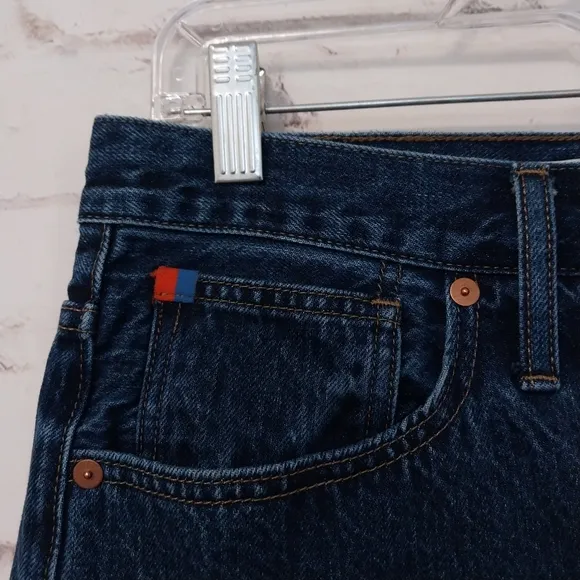 Madewell X Kule Dadjean Button Fly Streight Leg Cotton Slouchy Retro 90s