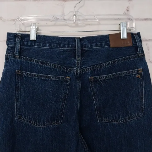 Madewell X Kule Dadjean Button Fly Streight Leg Cotton Slouchy Retro 90s