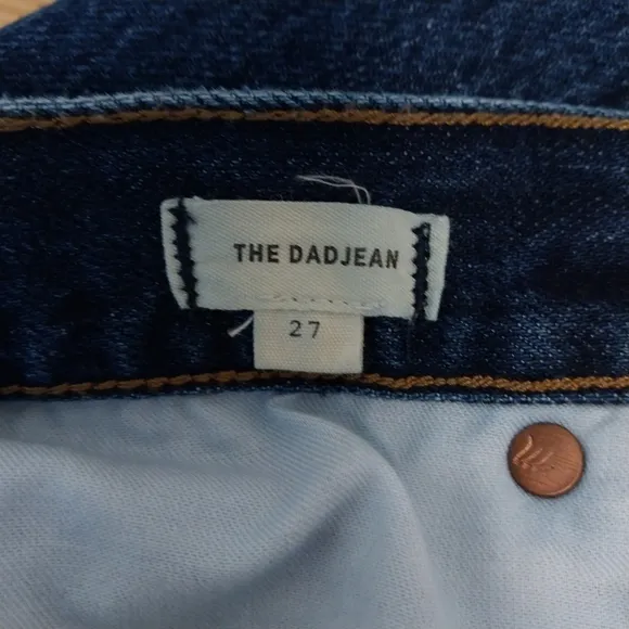 Madewell X Kule Dadjean Button Fly Streight Leg Cotton Slouchy Retro 90s