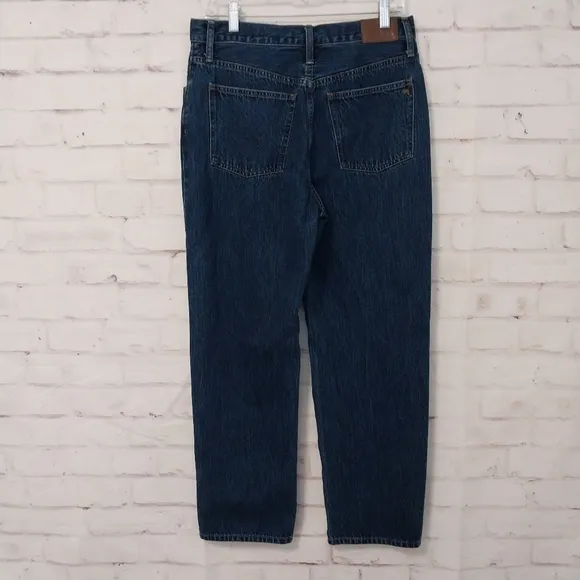 Madewell X Kule Dadjean Button Fly Streight Leg Cotton Slouchy Retro 90s