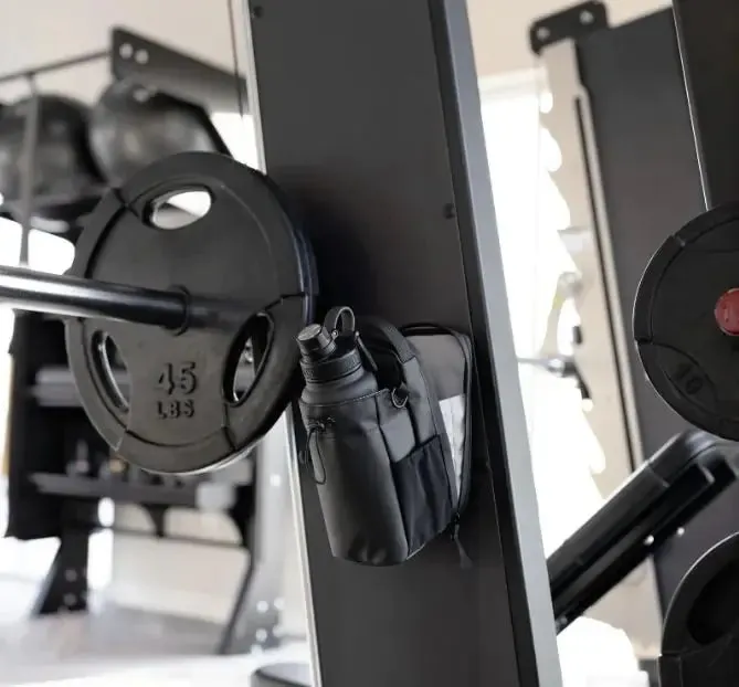 Magnetic Crossbody Gym Bag Water Bottle Holder
