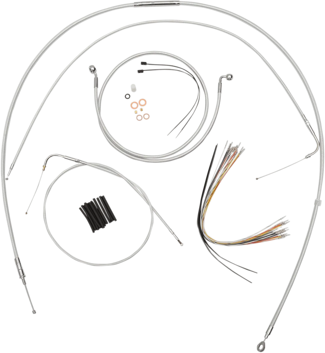 Magnum 387792 Sterling Chromite II Handlebar Installation Kit for 15-17in. Ape