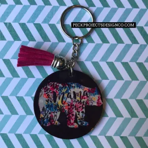 Mama Bear Keychain