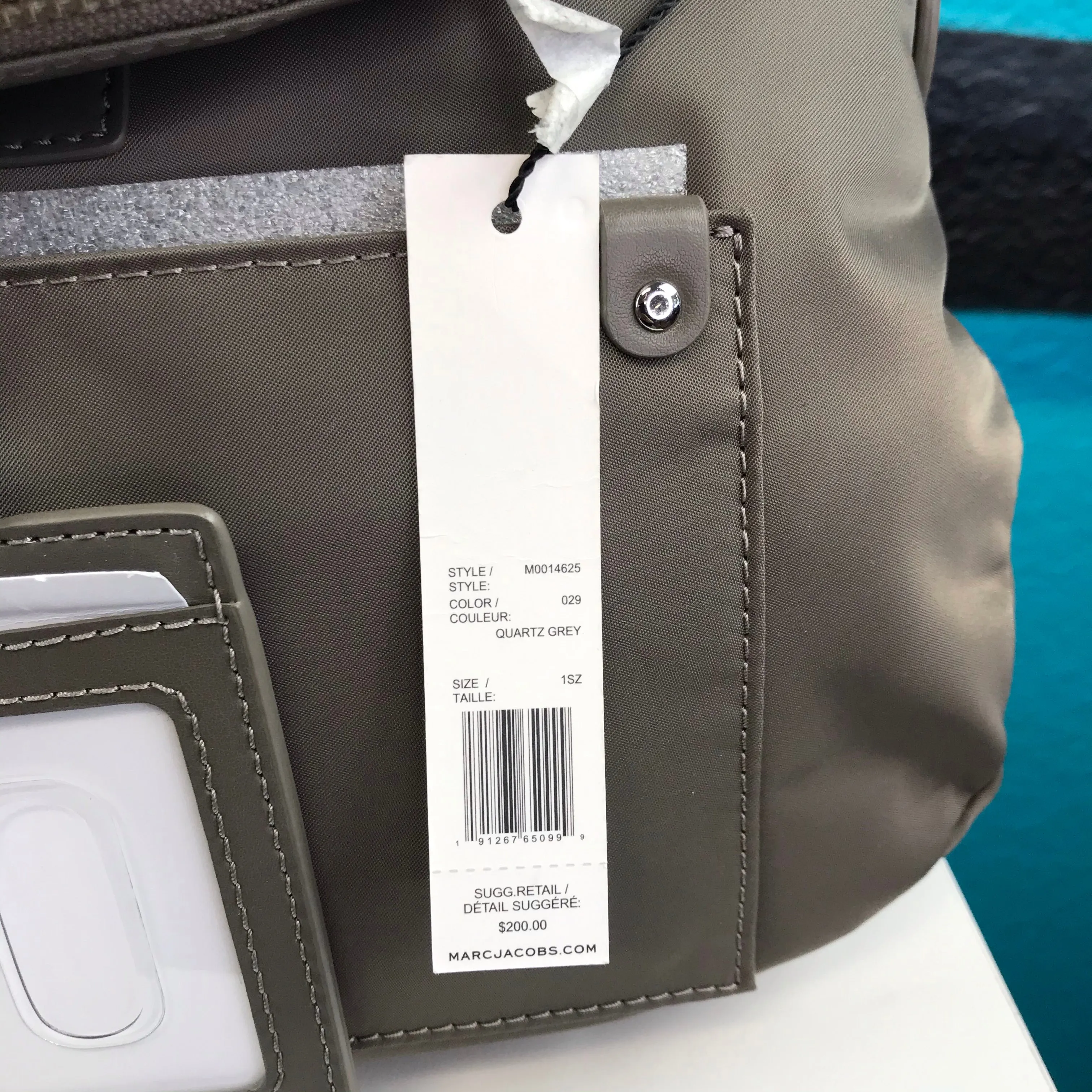 Marc Jacobs Sasha Grey Quarts Nylon Crossbody
