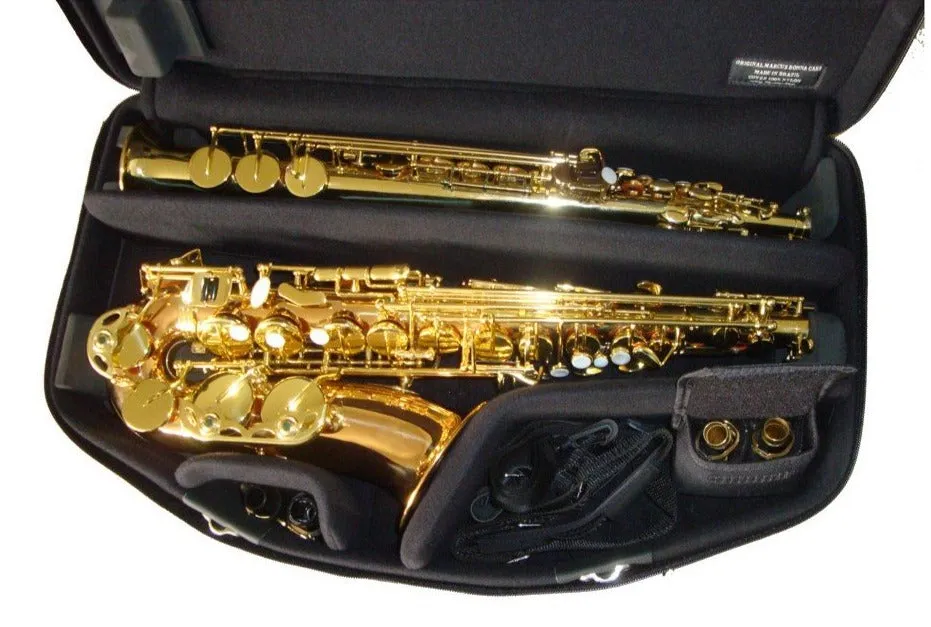 Marcus Bonna Double Case for Alto and Soprano Saxophone- Nylon