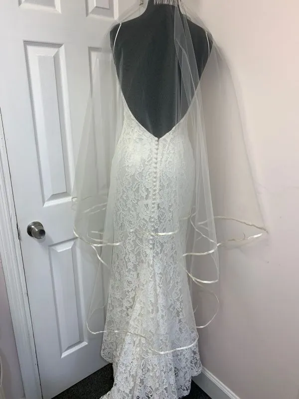 Marionat 3011W Ivory Size 30x50 Veil