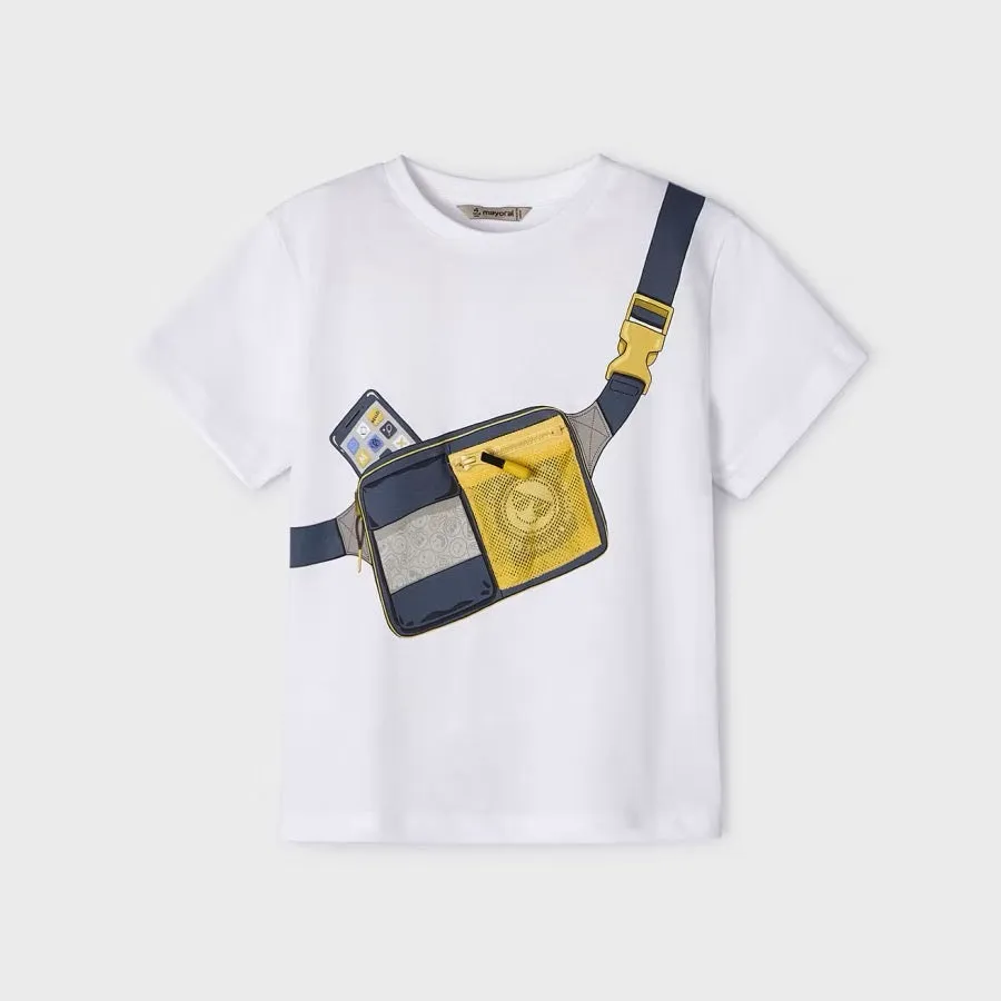 Mayoral Boys Cross Body T-Shirt 3018