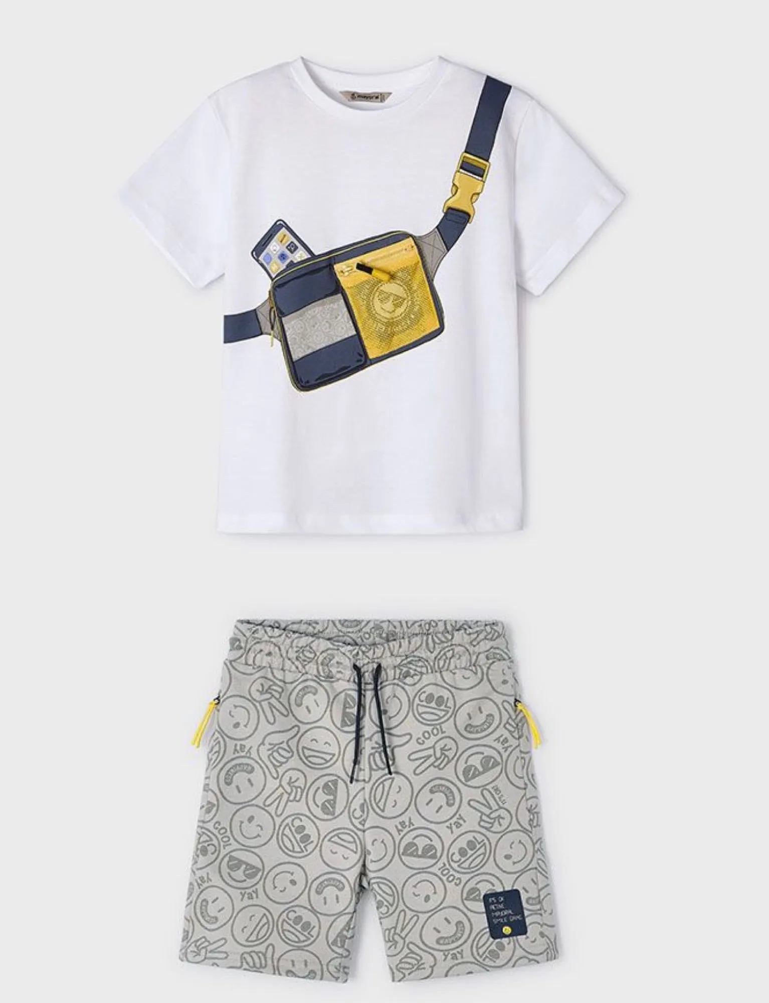 Mayoral Boys Cross Body T-Shirt 3018