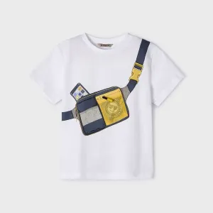 Mayoral Boys Cross Body T-Shirt 3018