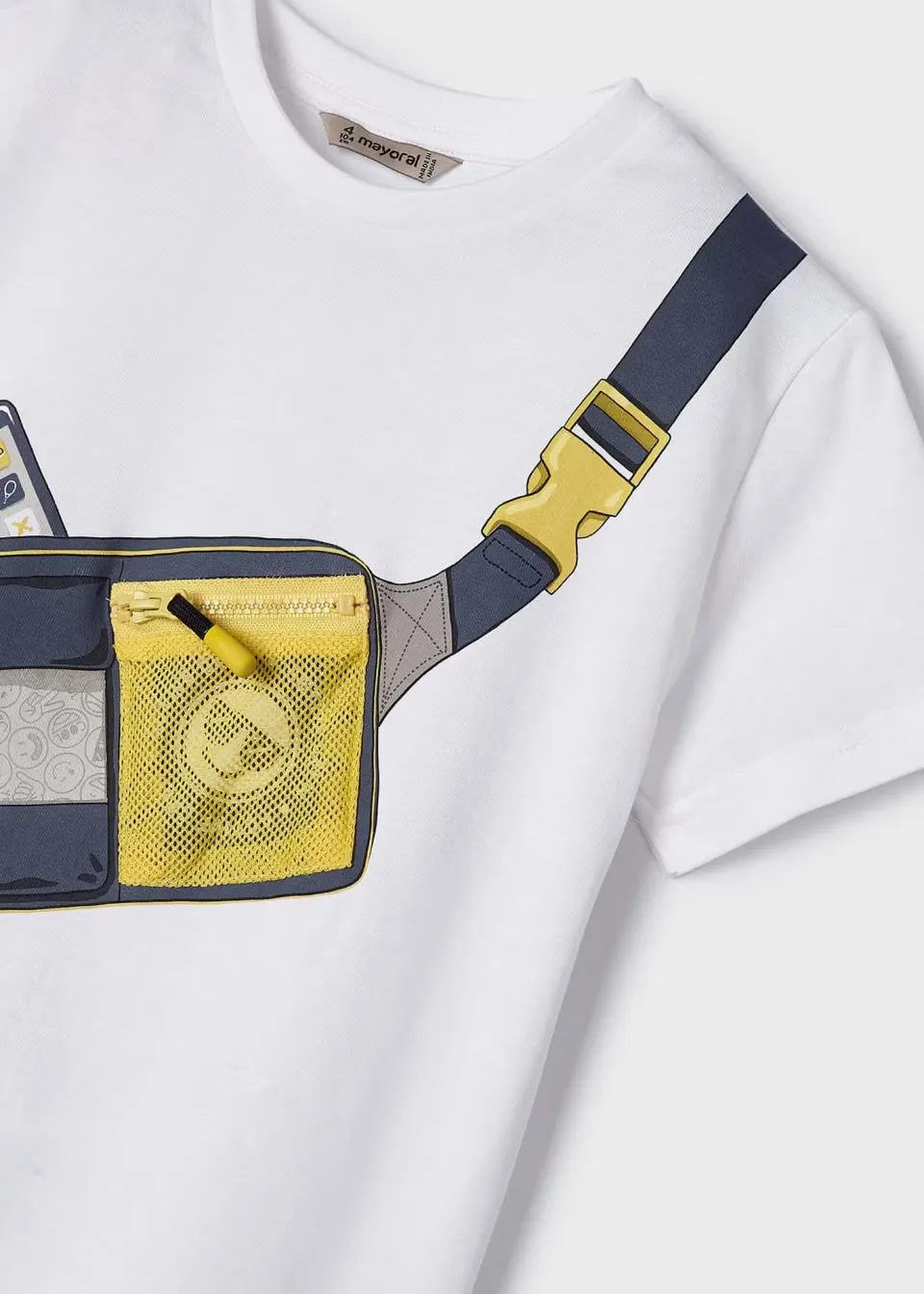 Mayoral Boys Cross Body T-Shirt 3018