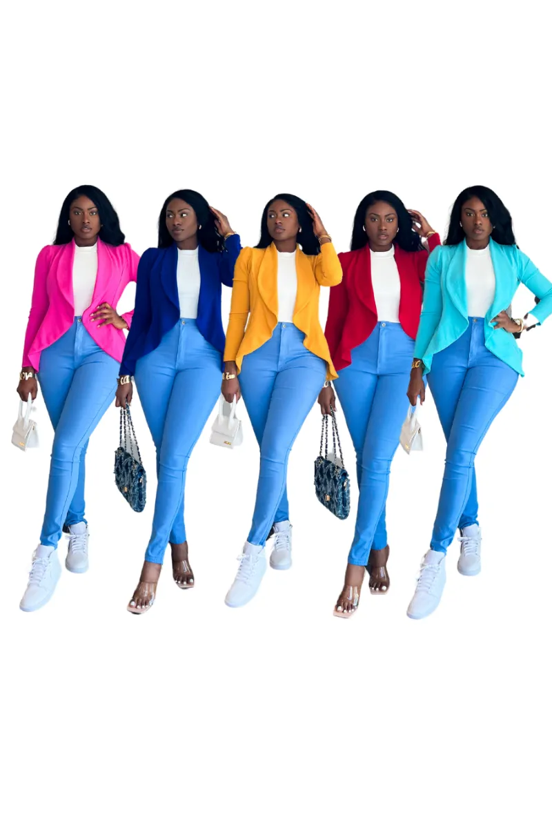 MEET AND GREET BLAZER (ROYAL BLUE) | TOP