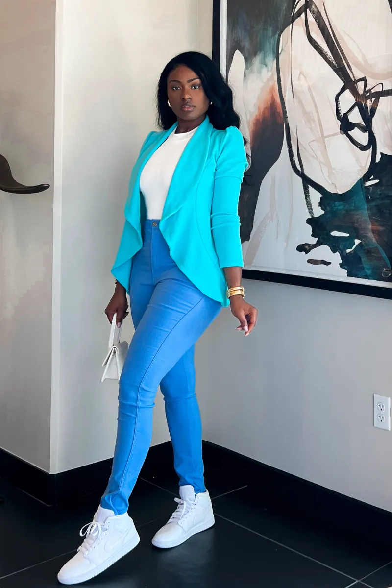MEET AND GREET BLAZER (ROYAL BLUE) | TOP