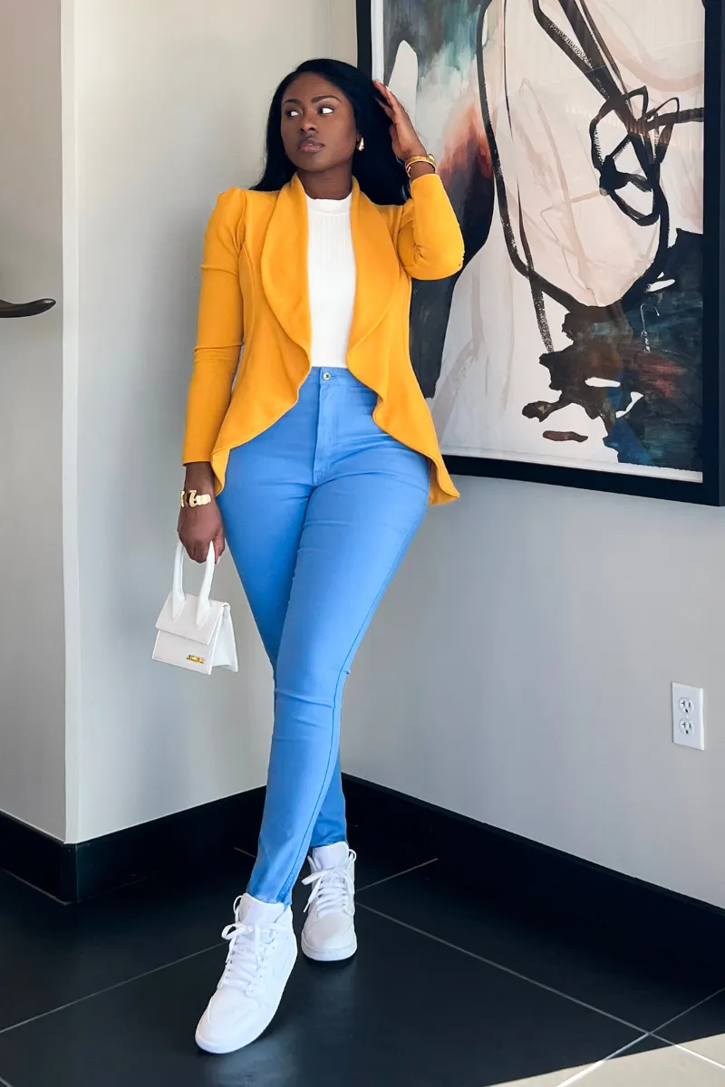 MEET AND GREET BLAZER (ROYAL BLUE) | TOP