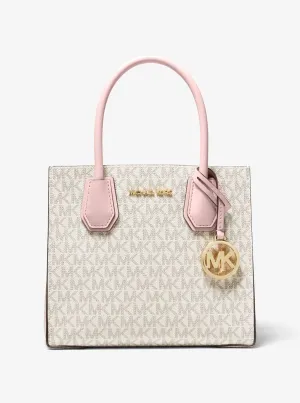 Mercer Medium Logo and Leather Accordion Crossbody