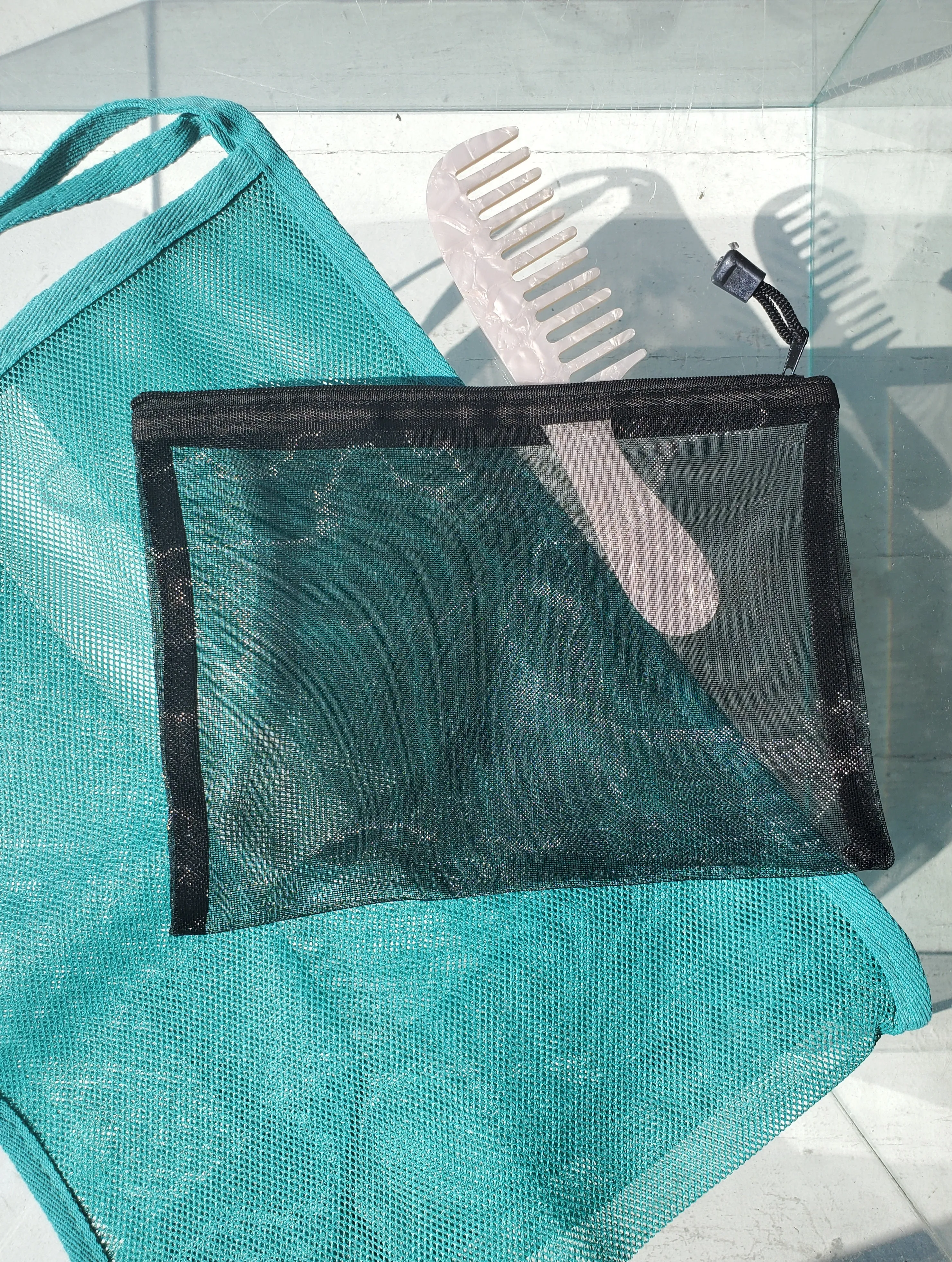 Mesh Tote - Sea Green