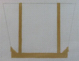 Mini Canvas Tote - Gold