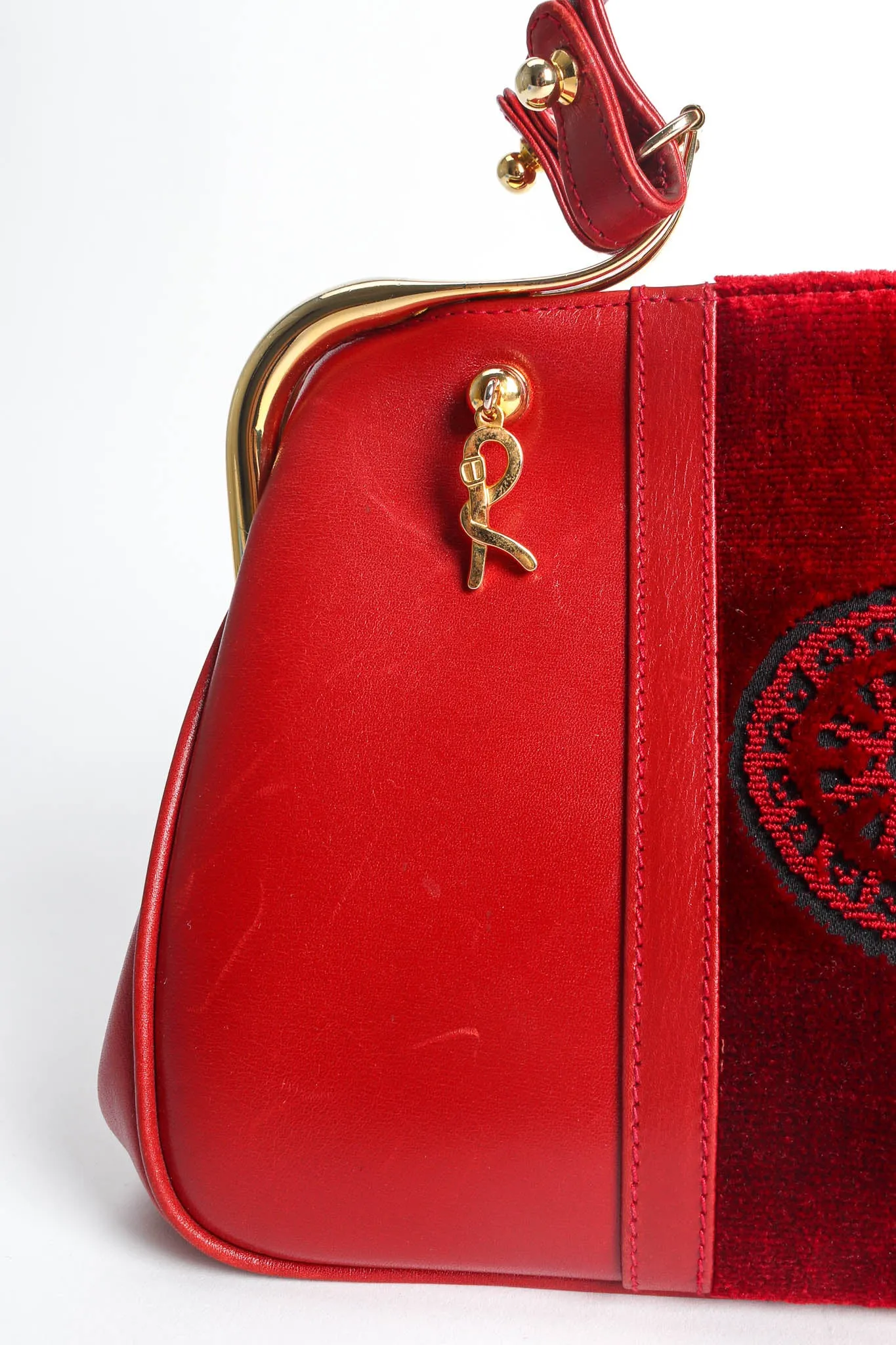 Mini Caravel Leather Frame Bag