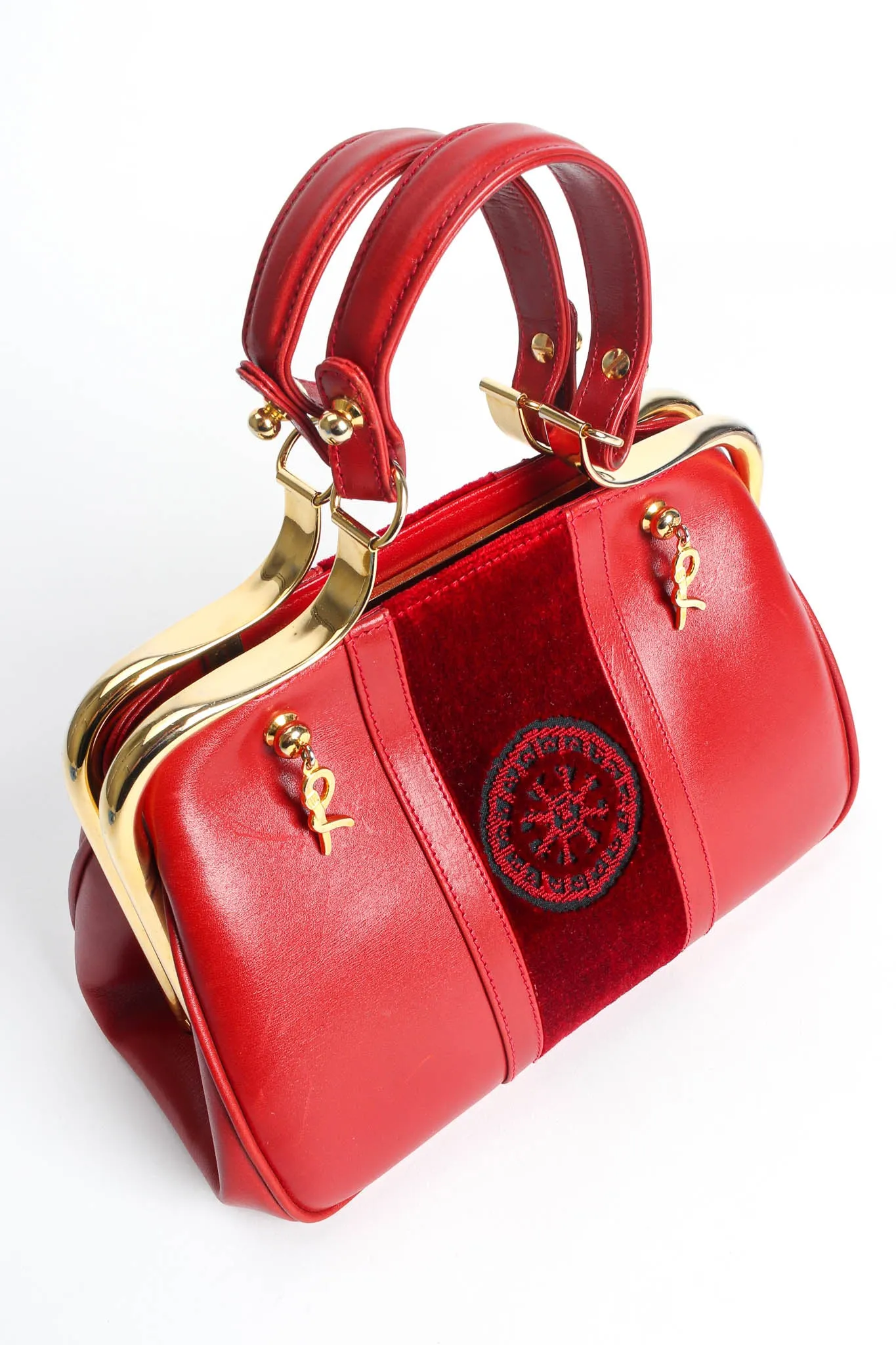 Mini Caravel Leather Frame Bag