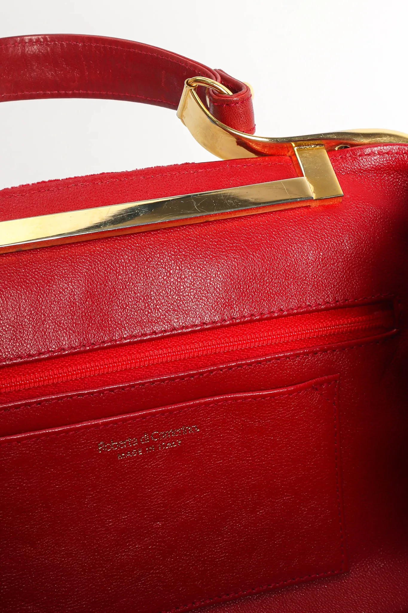 Mini Caravel Leather Frame Bag