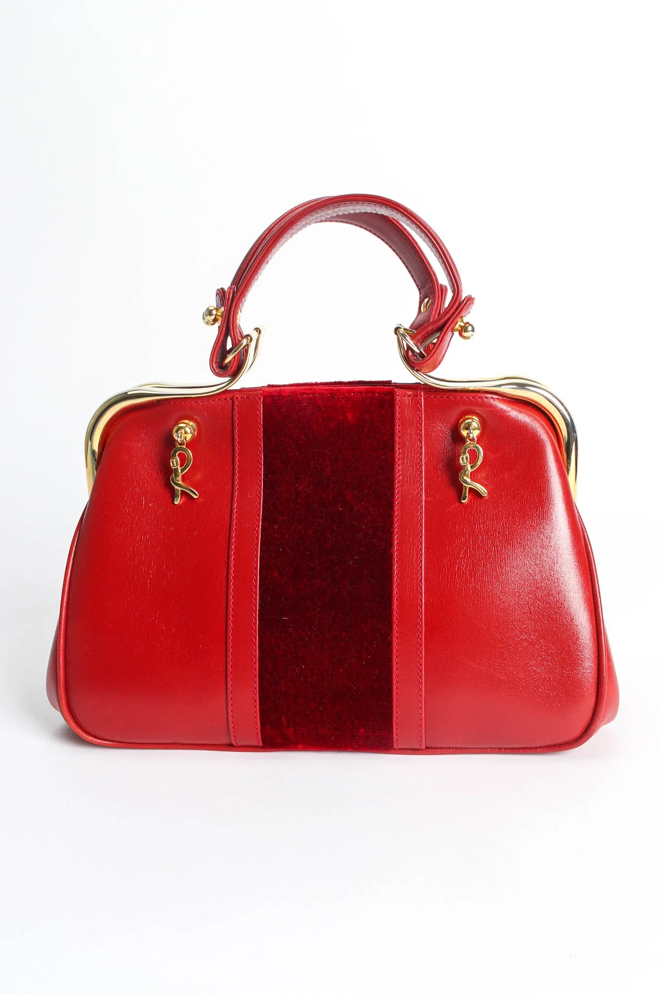 Mini Caravel Leather Frame Bag