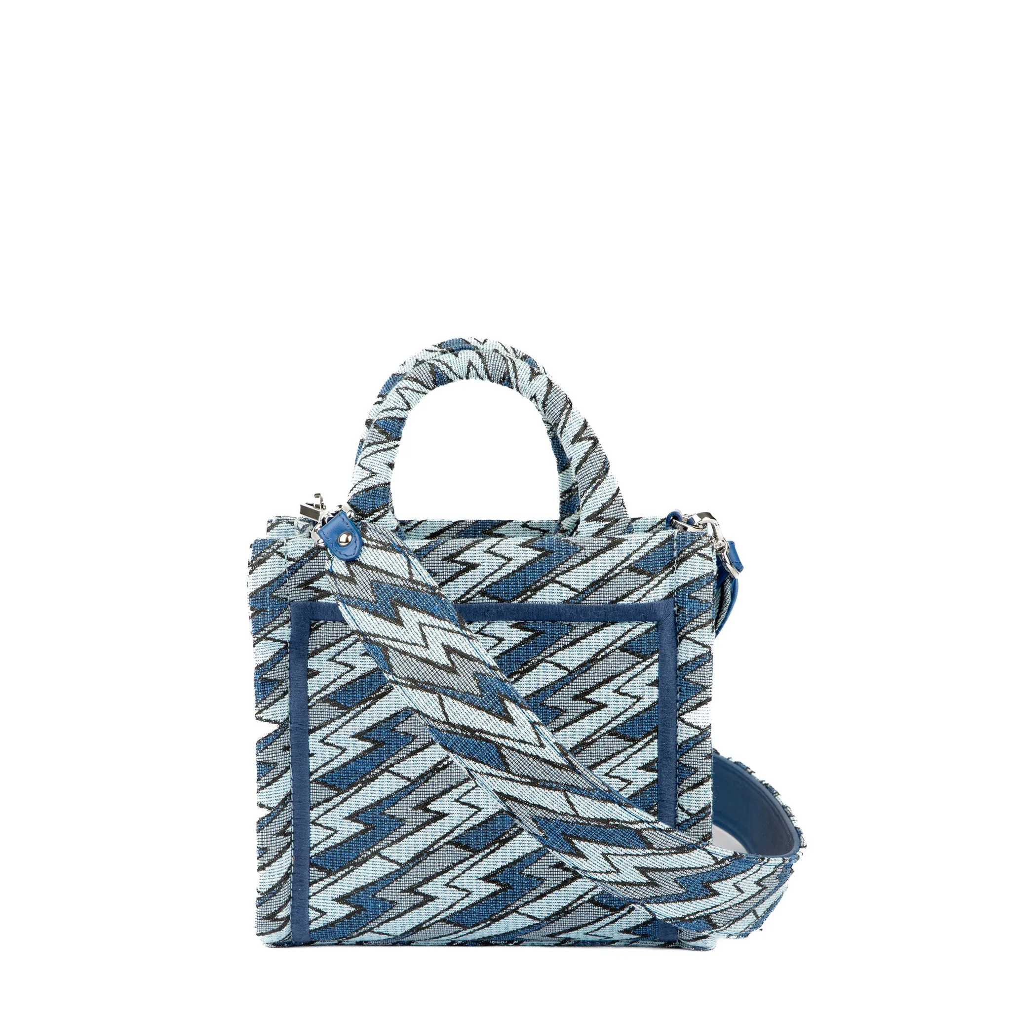 Mini Grazia PWR Jacquard Bag | Azul