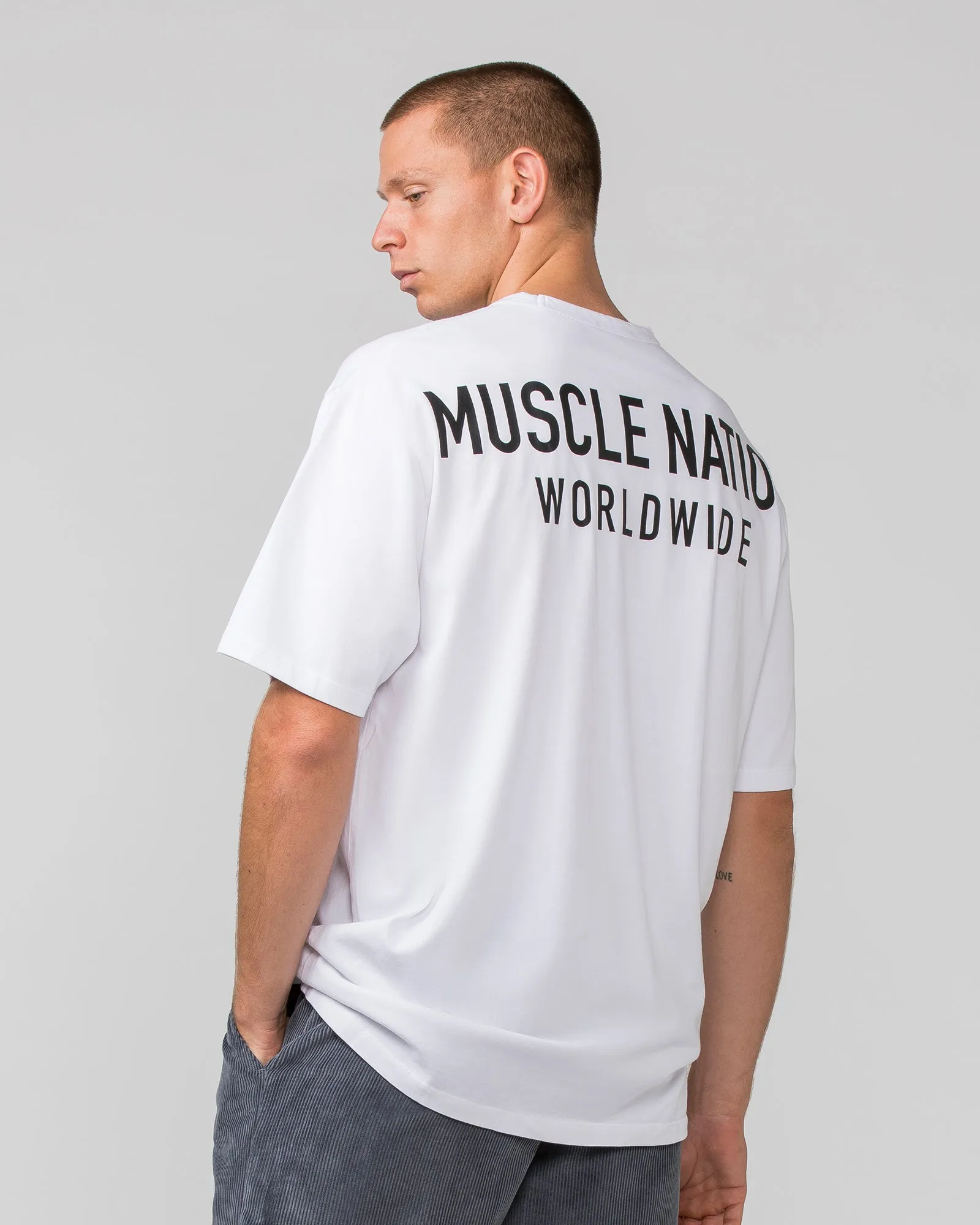 MNation Worldwide Pump Cover - White