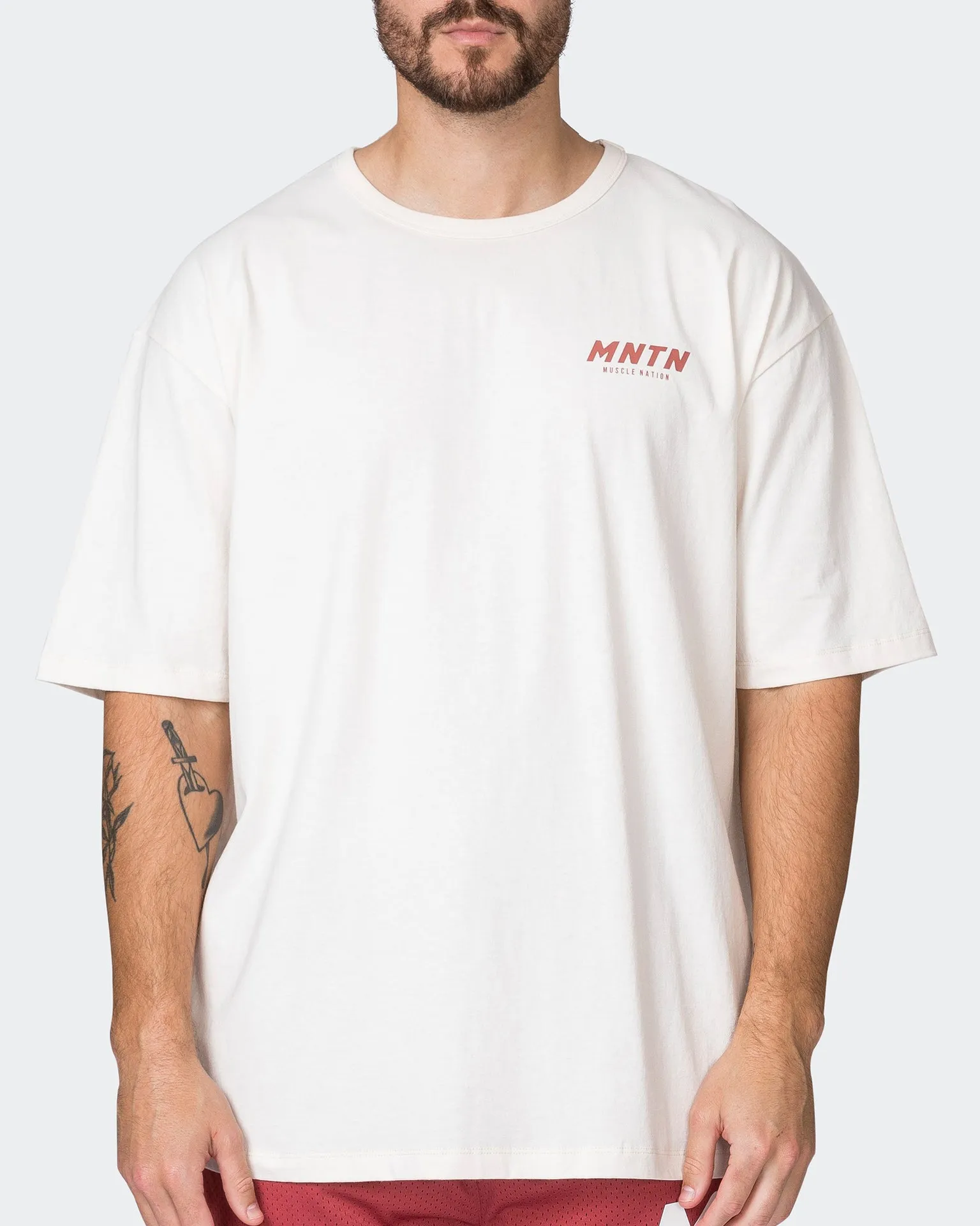 MNTN Oversized Tee - Travertine