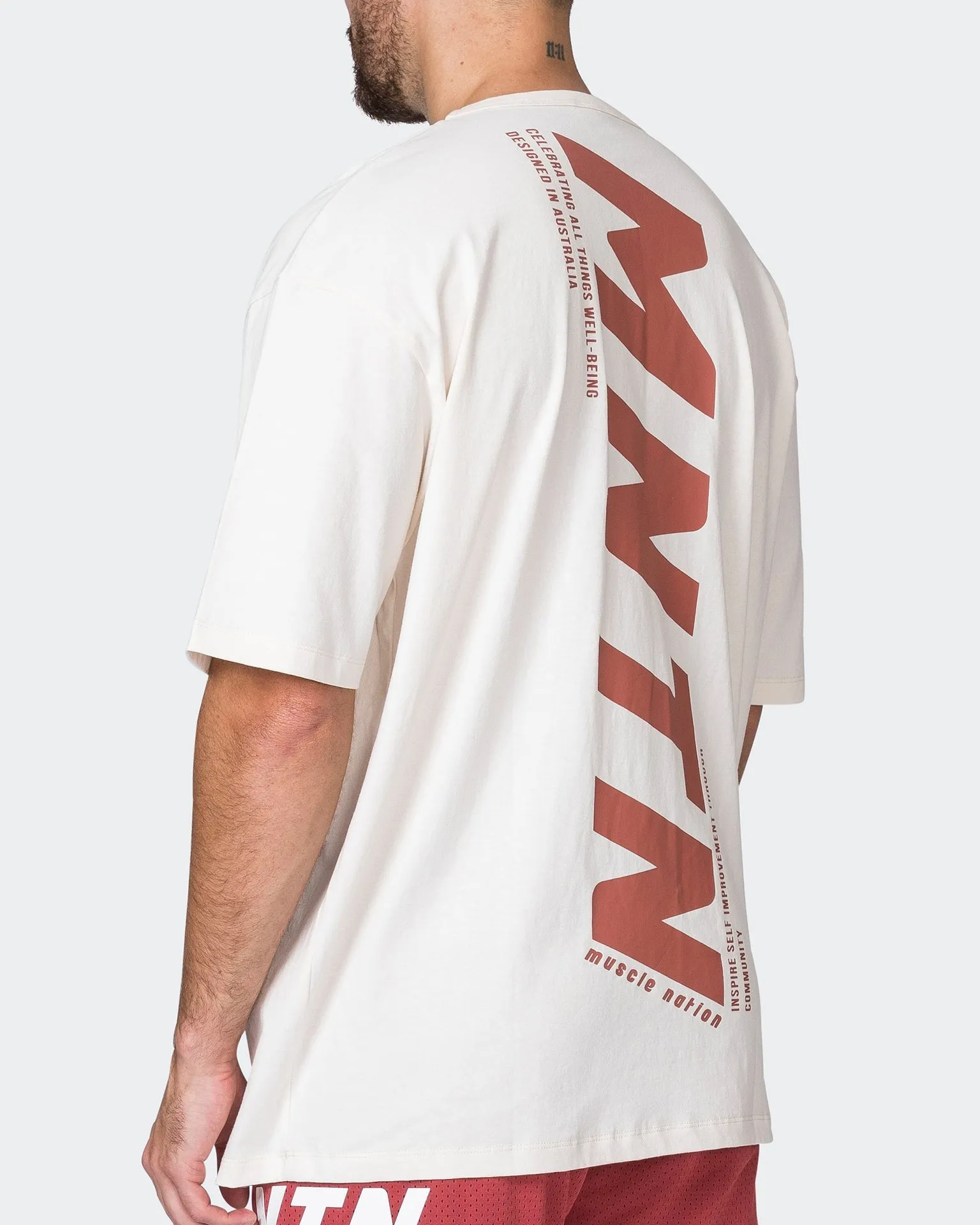 MNTN Oversized Tee - Travertine