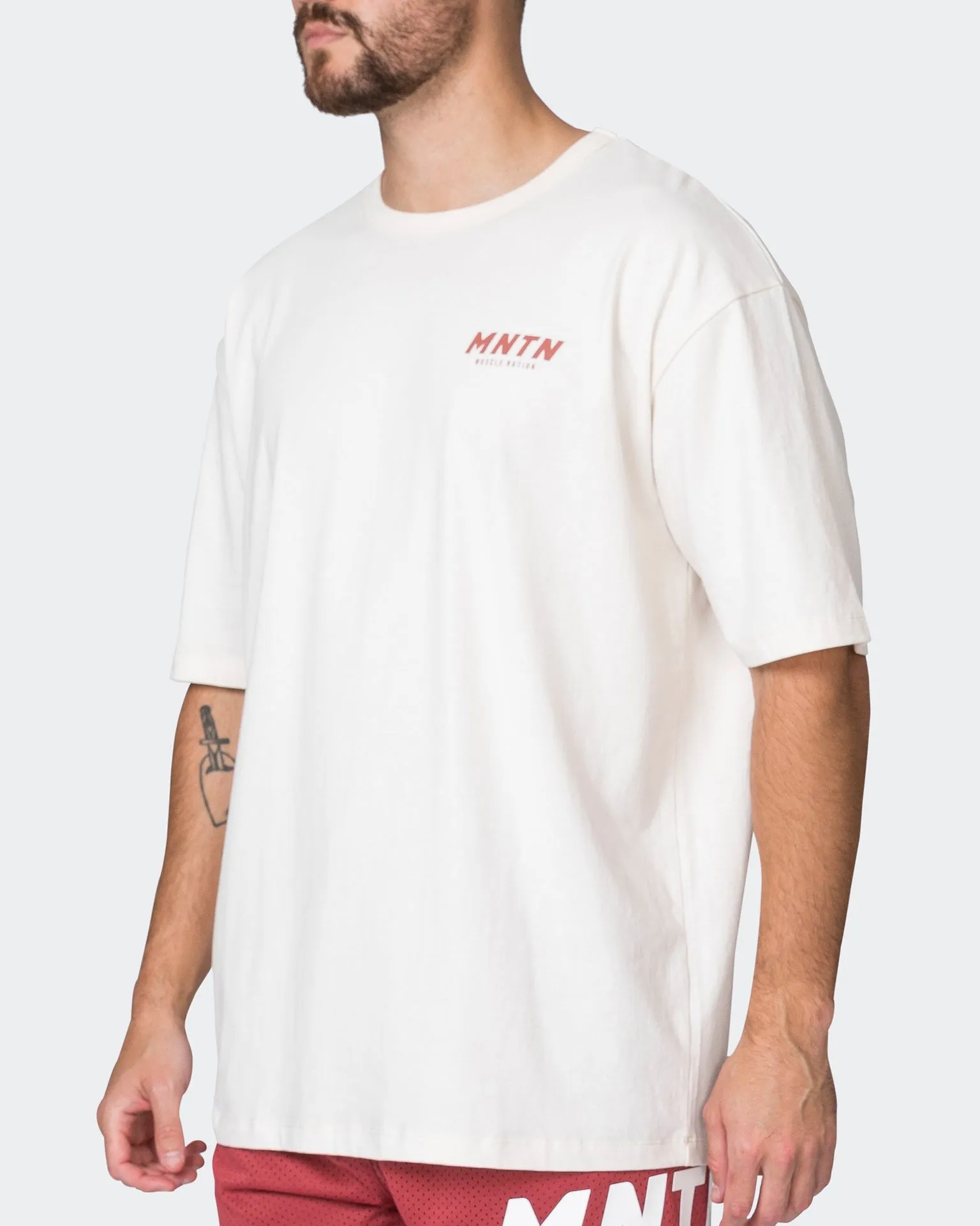 MNTN Oversized Tee - Travertine