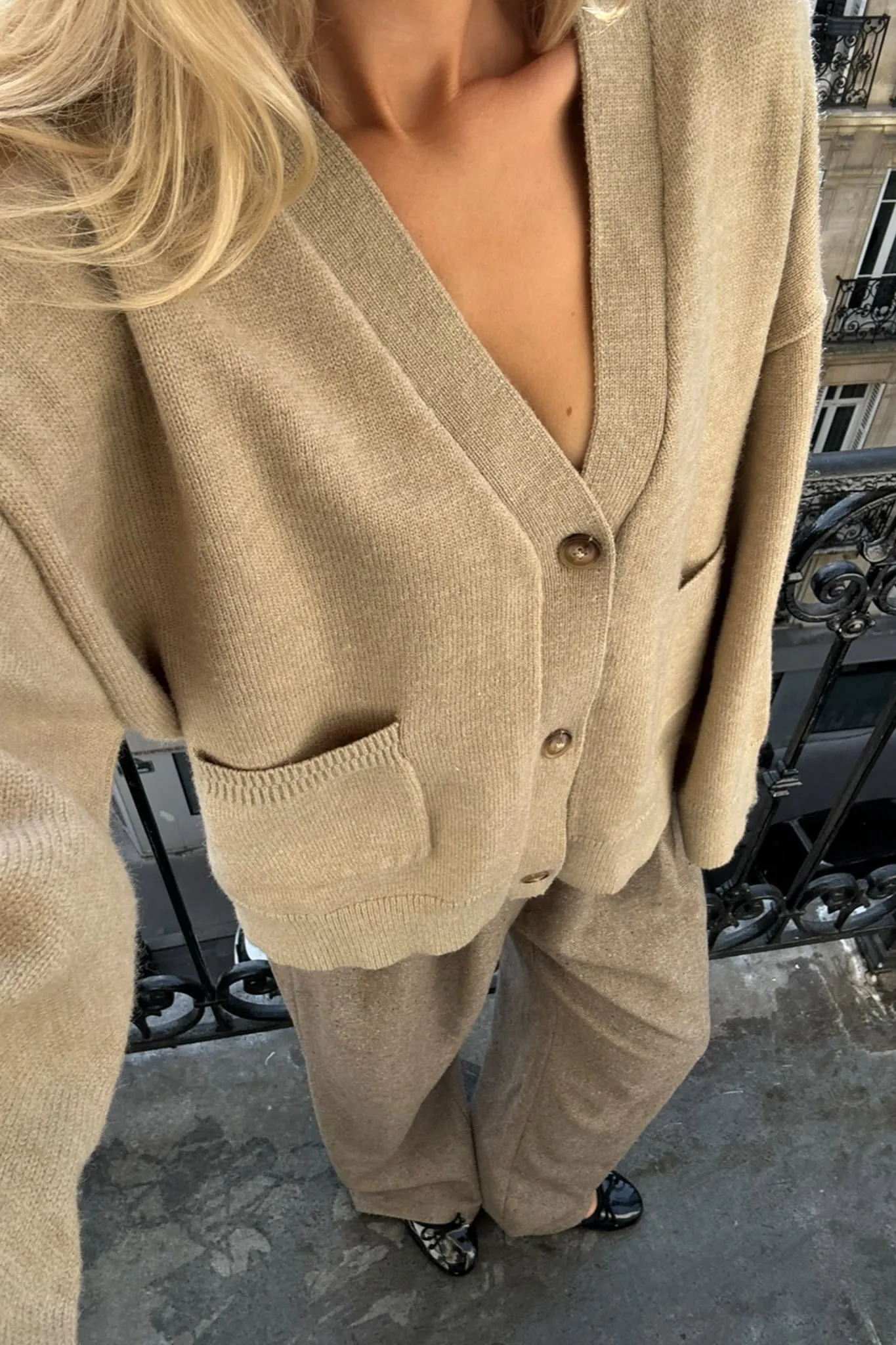 MollyIC Cardigan - Beige