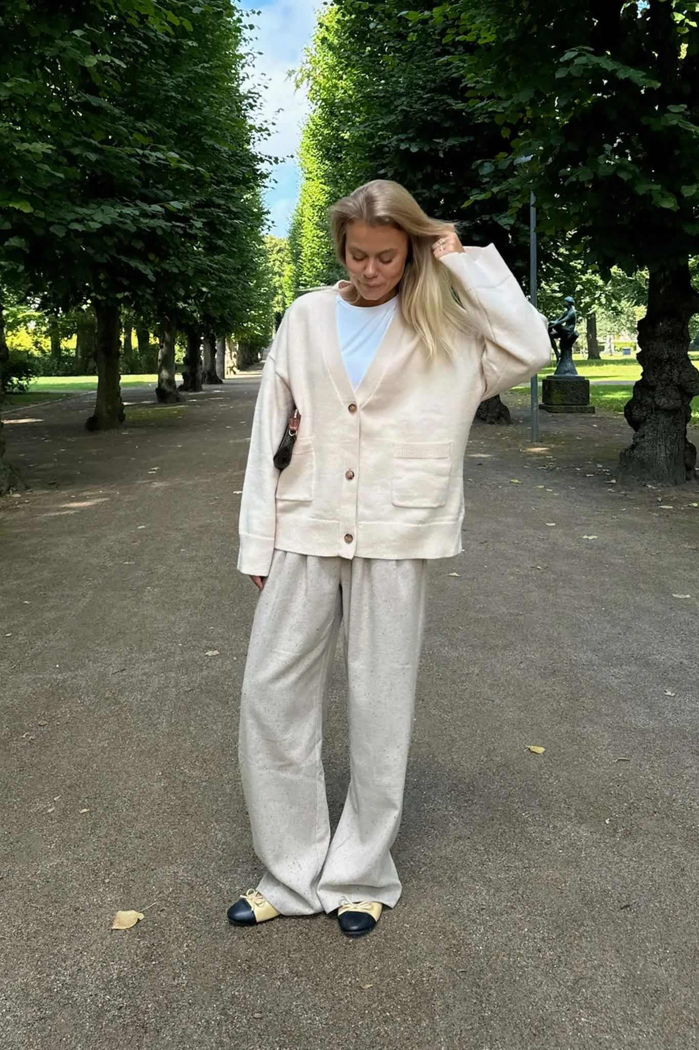 MollyIC Cardigan - Råhvid