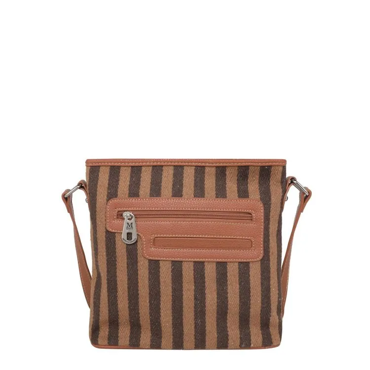 Montana West Cowprint Canvas Crossbody Bag
