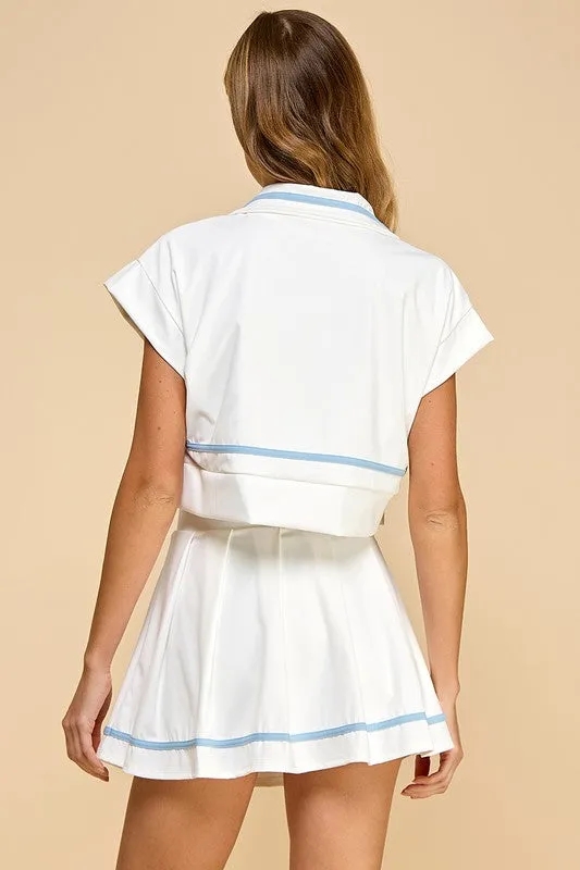 Motion Boxy Cropped Shirt