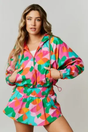 Multi Abstract Sporty Jacket