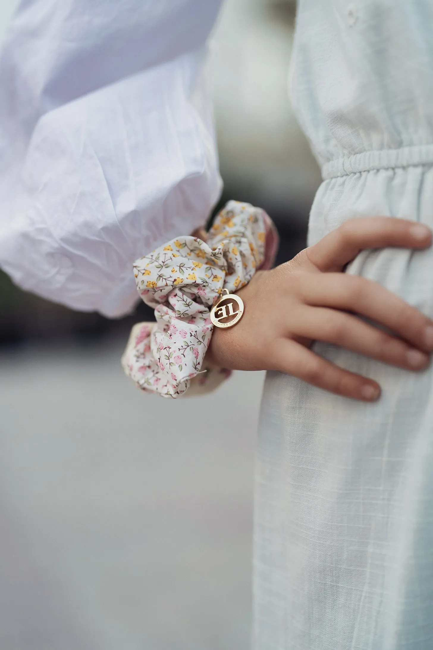 Multi Floral Scrunchie