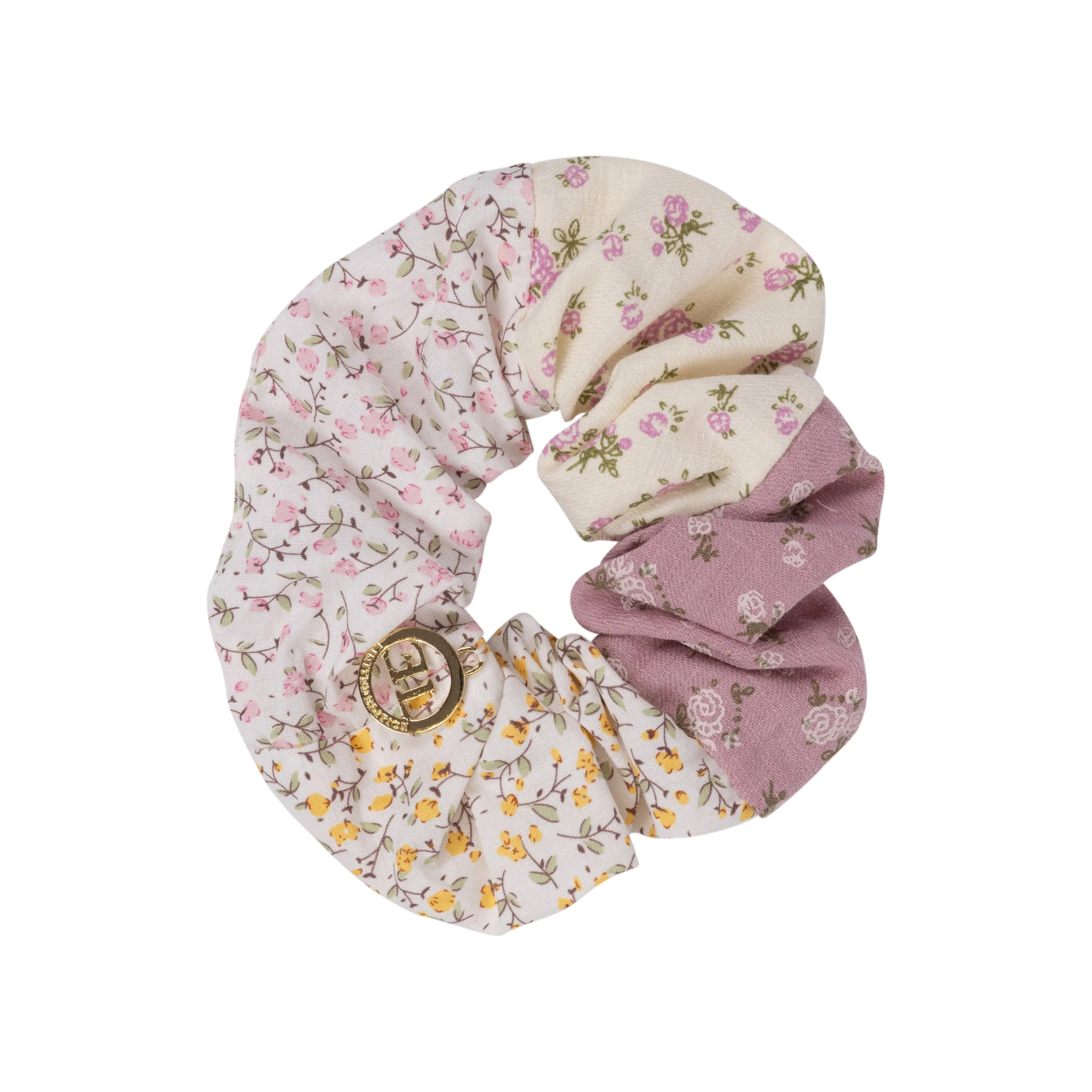 Multi Floral Scrunchie