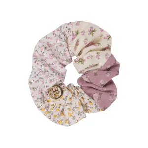 Multi Floral Scrunchie