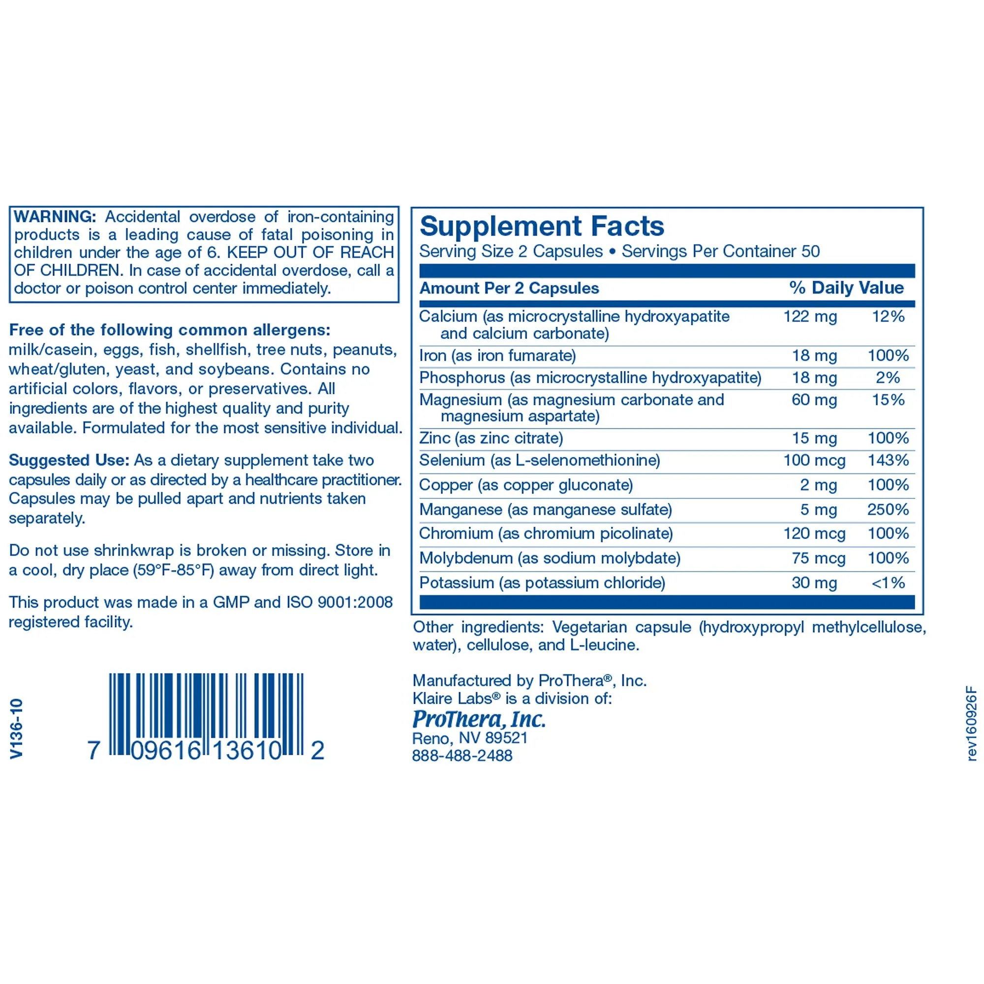 Multi-Mineral Complex