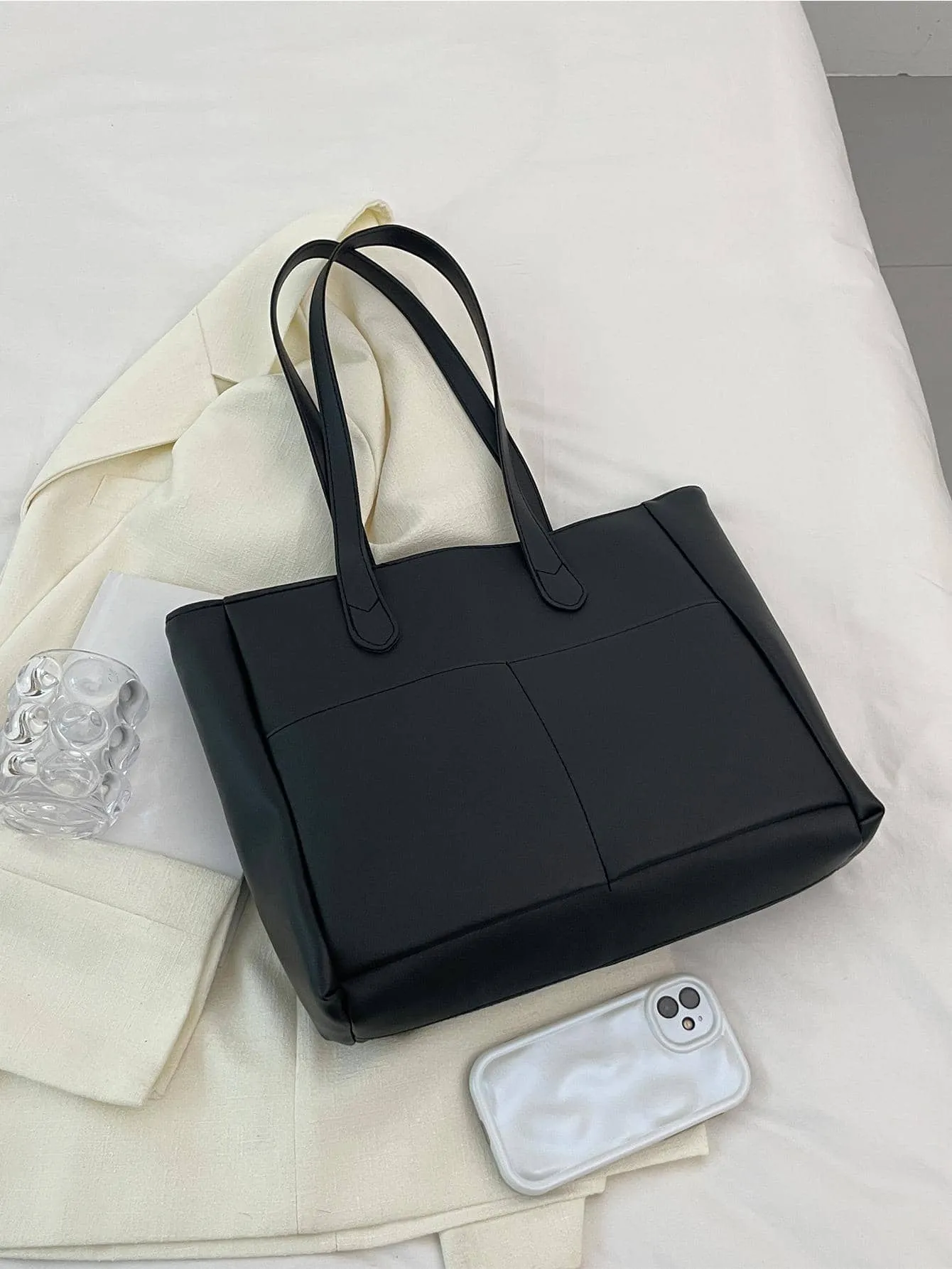 Multi-pocket Shoulder Tote Bag