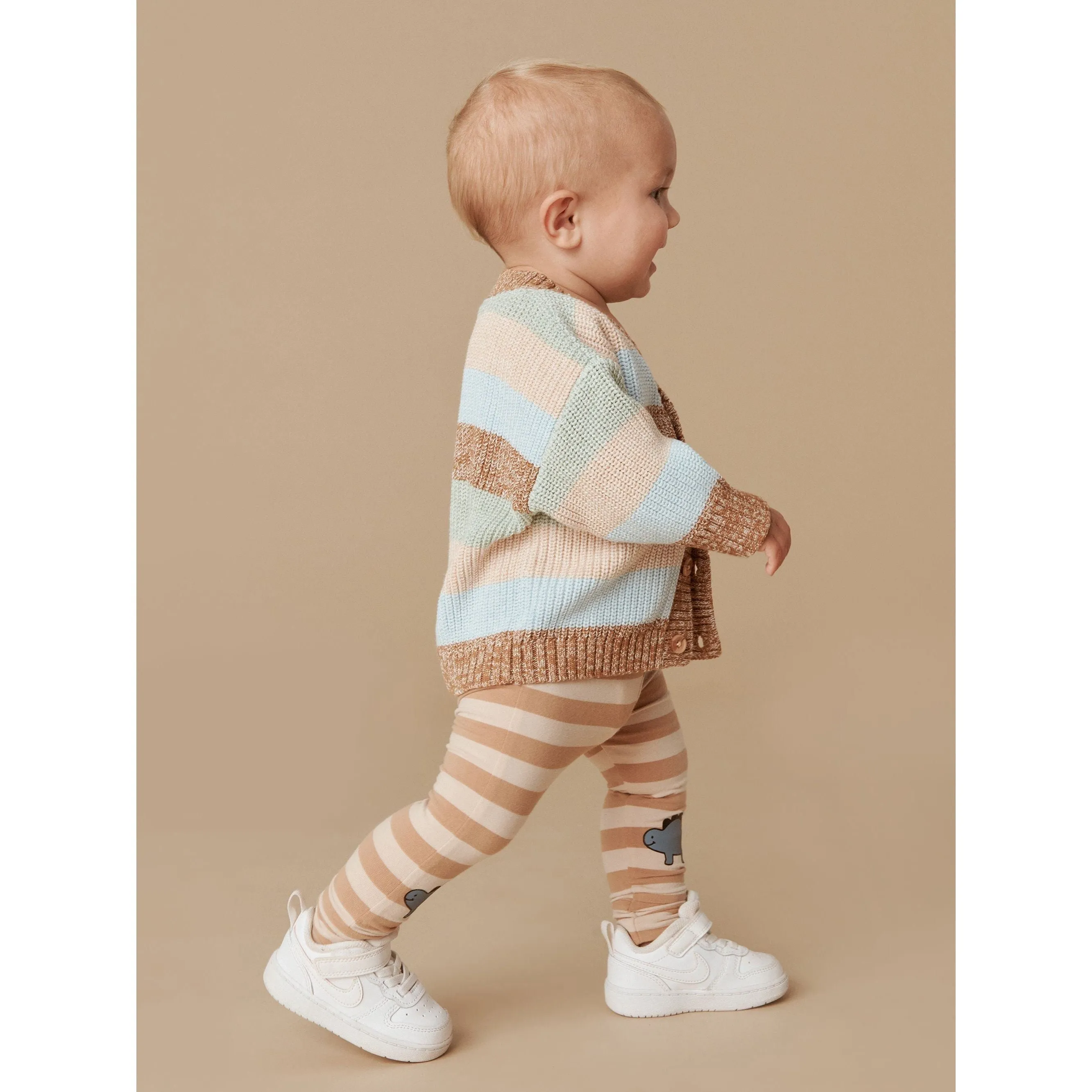 Multi Stripe Boxy Cardi