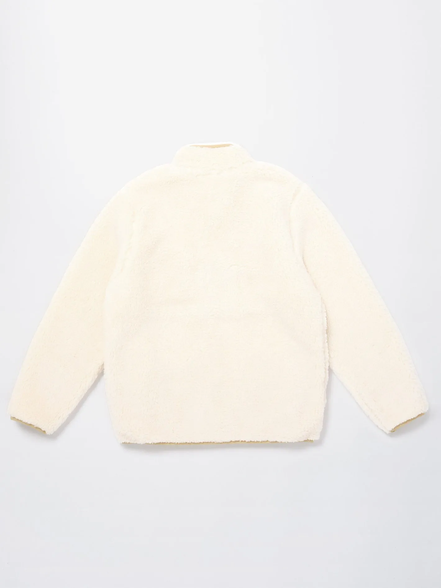 Muzzer Fuzzar Zip Sherpa Sweatshirt - DIRTY WHITE - (KIDS)