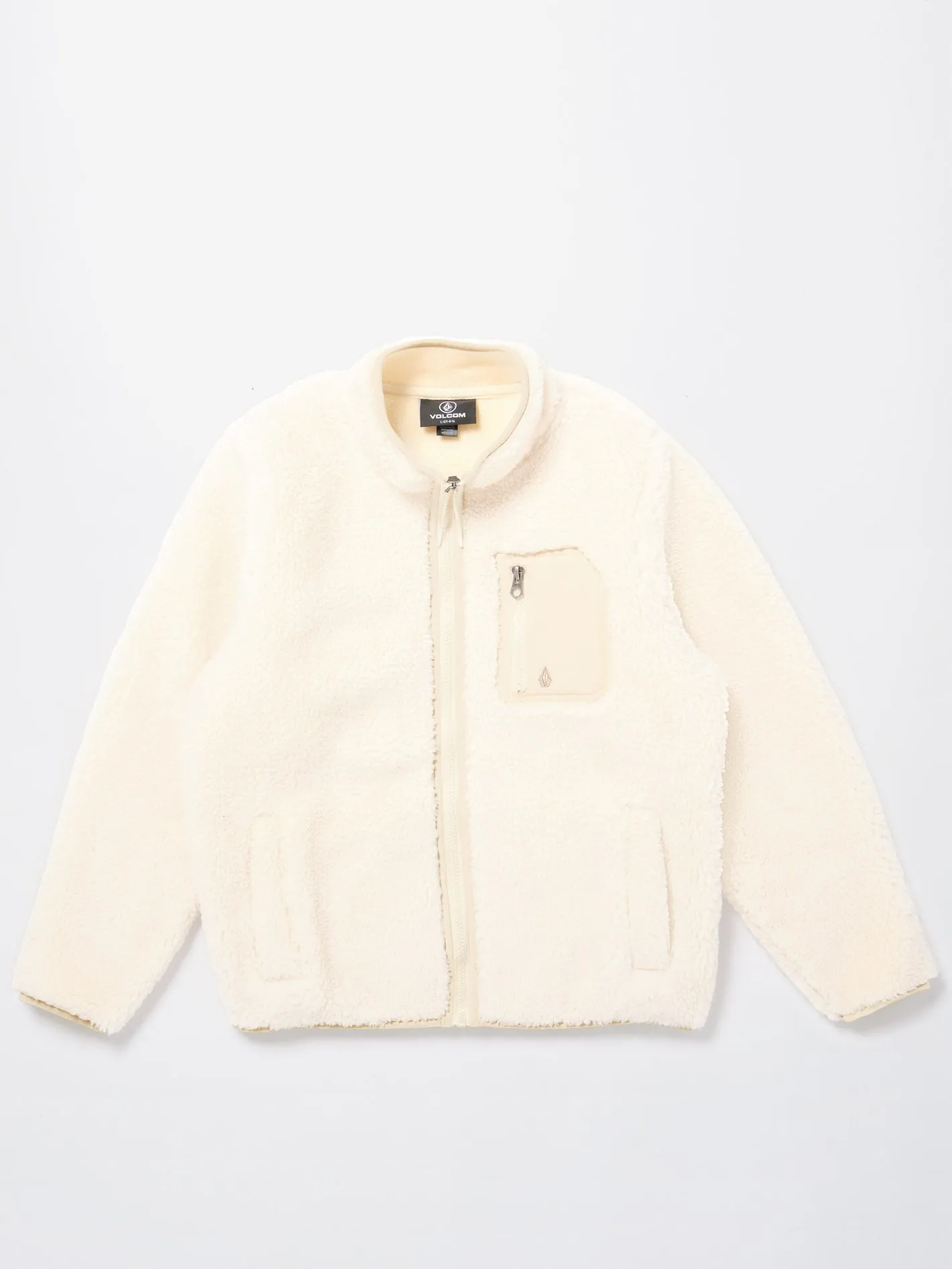 Muzzer Fuzzar Zip Sherpa Sweatshirt - DIRTY WHITE - (KIDS)