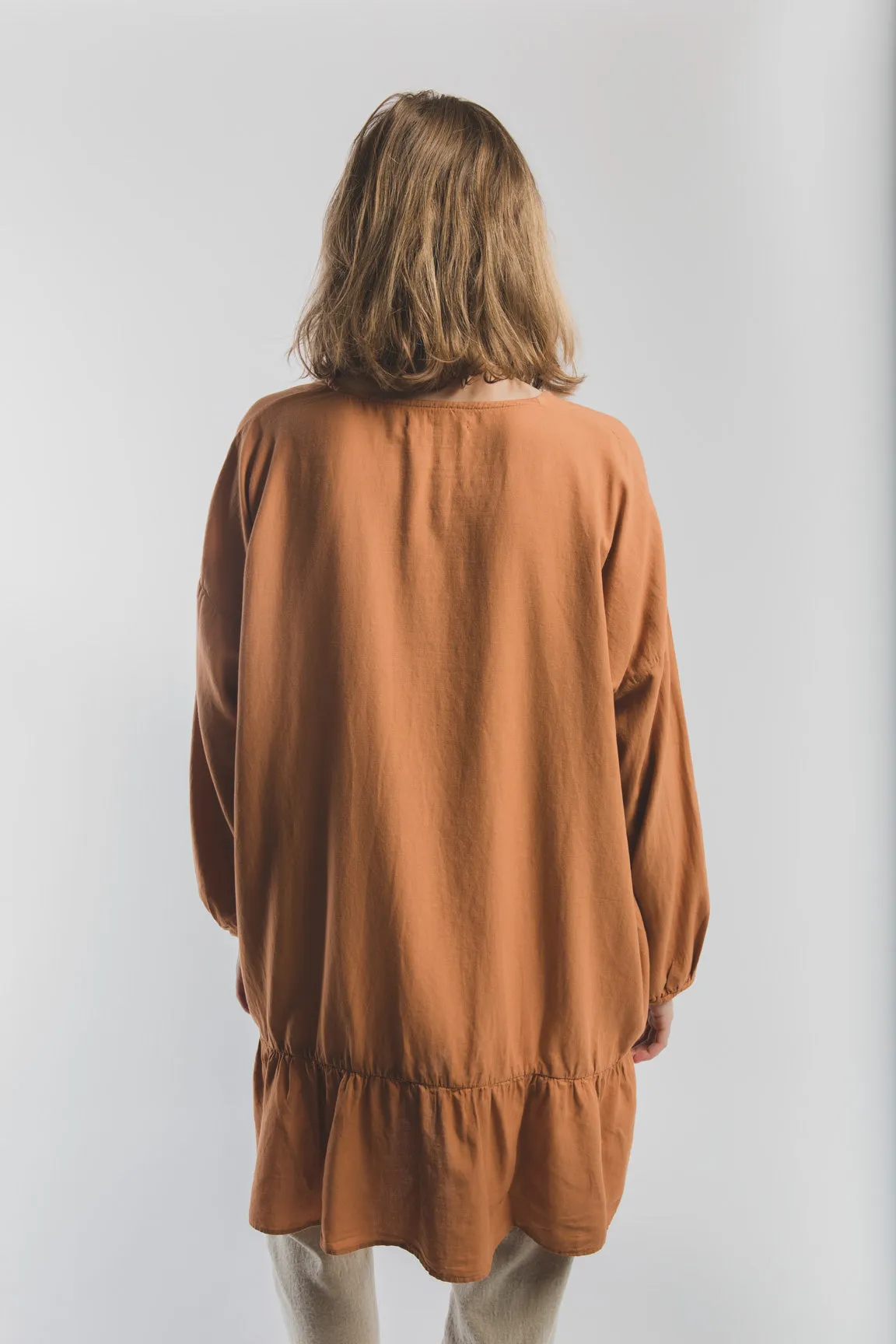 Nathalie shirt in tangerine
