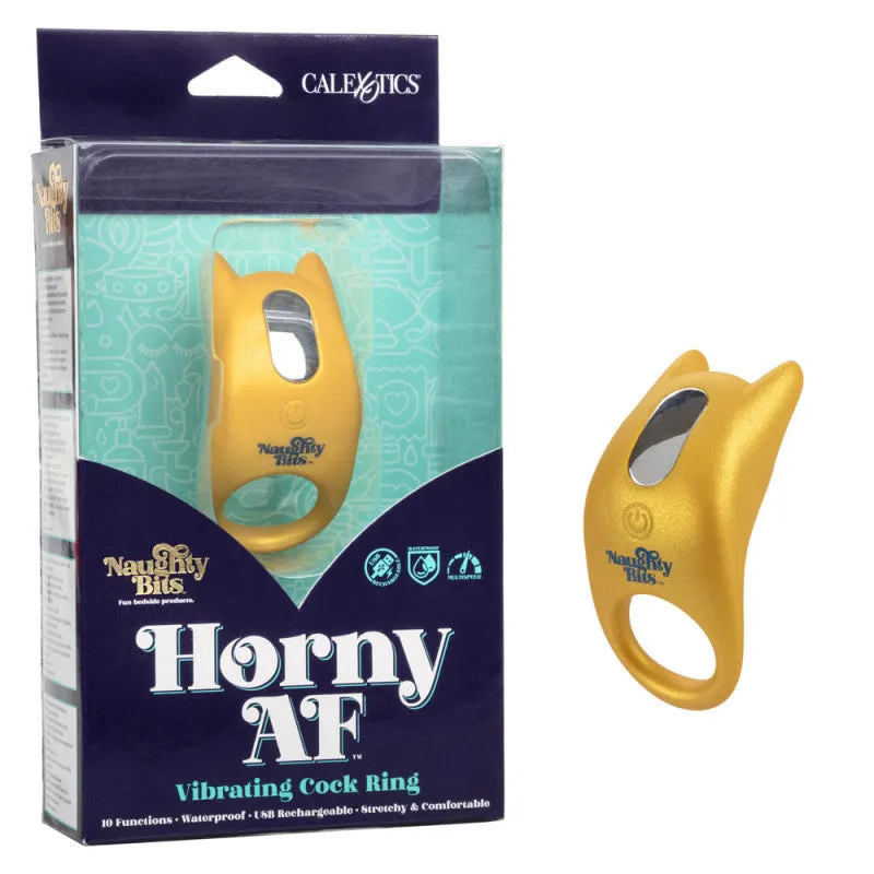 Naughty Bits Horny Af Vibrating  Ring